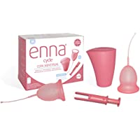 Enna Cycle - 2 Copas menstruales- Aplicador y Caja esterilizadora